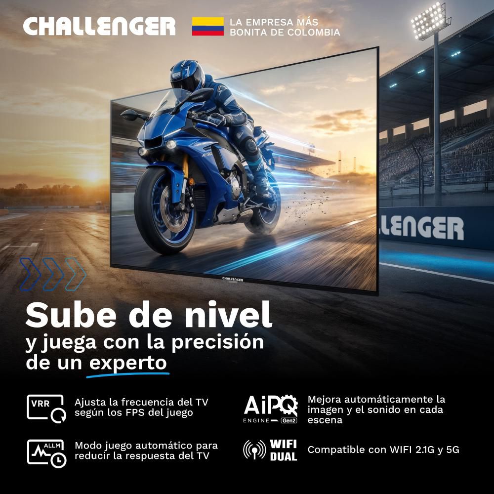 Televisor CHALLENGER 55 pulgadas LED Uhd4K Smart TV 55TG2771 img #4