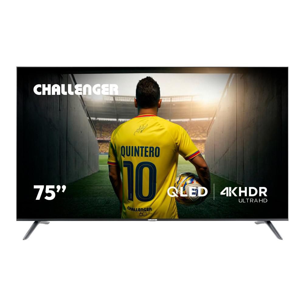 Televisor CHALLENGER 75 pulgadas QLED Uhd4K Smart TV 75TG4770 img #1