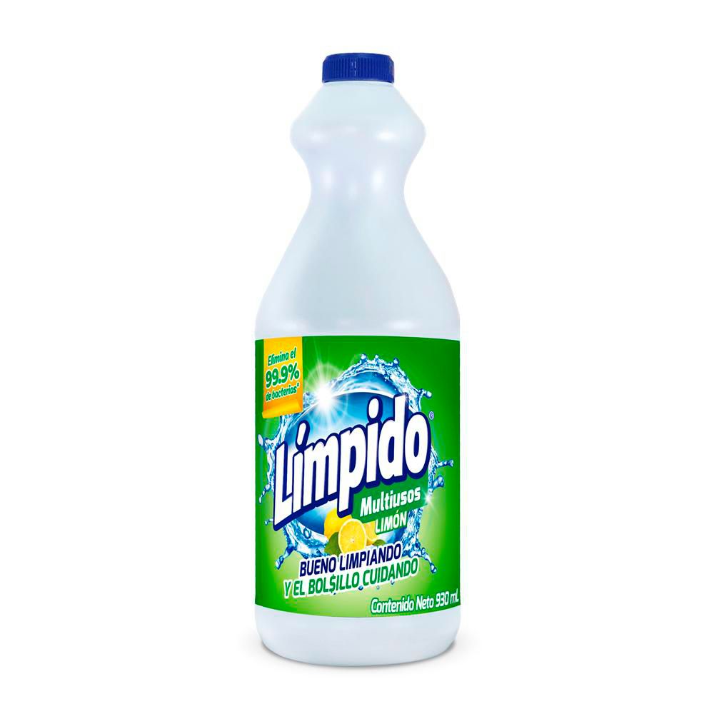Blanqueador LIMPIDO Multiusos Limón (930  ml) img #1