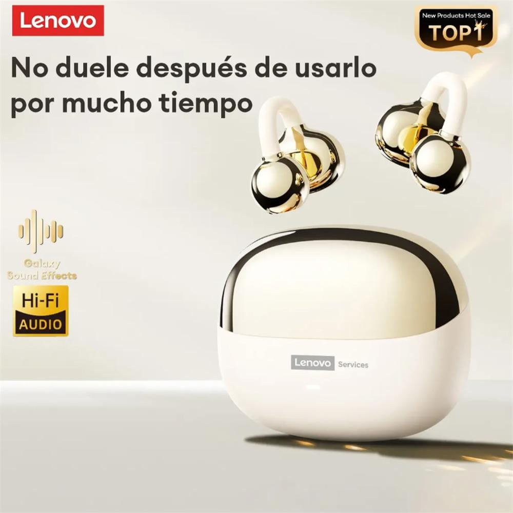 Audifono Lenovo Le302 Dorado Tipo Arete img #2