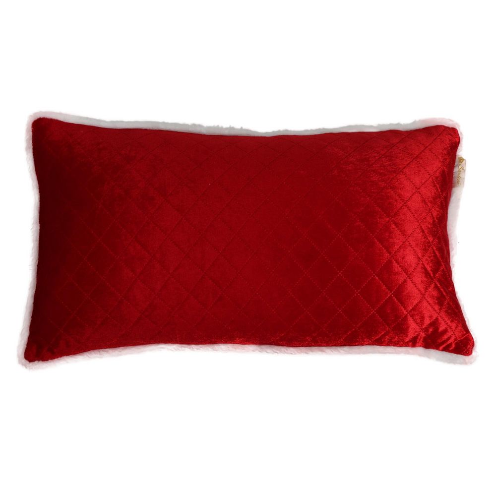 Cojin rojo con borde blanco FINLANDEK 1604503905 img #1