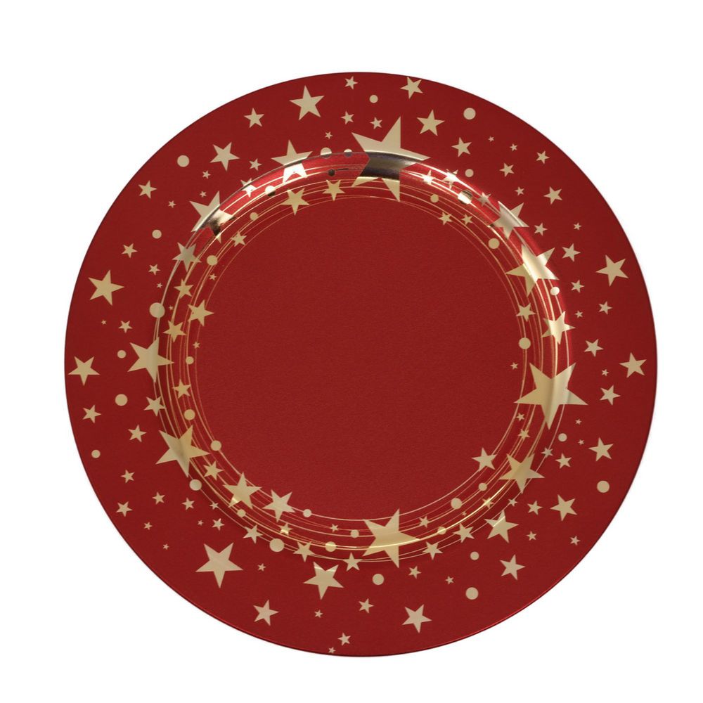 Portaplato rojo estrellas FINLANDEK 1800700856 img #1
