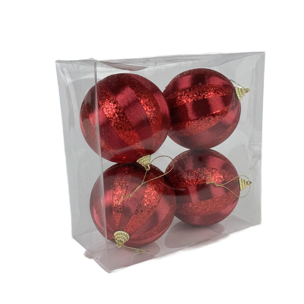 Set bolas red destellos x4 FINLANDEK 1301901000 img #1
