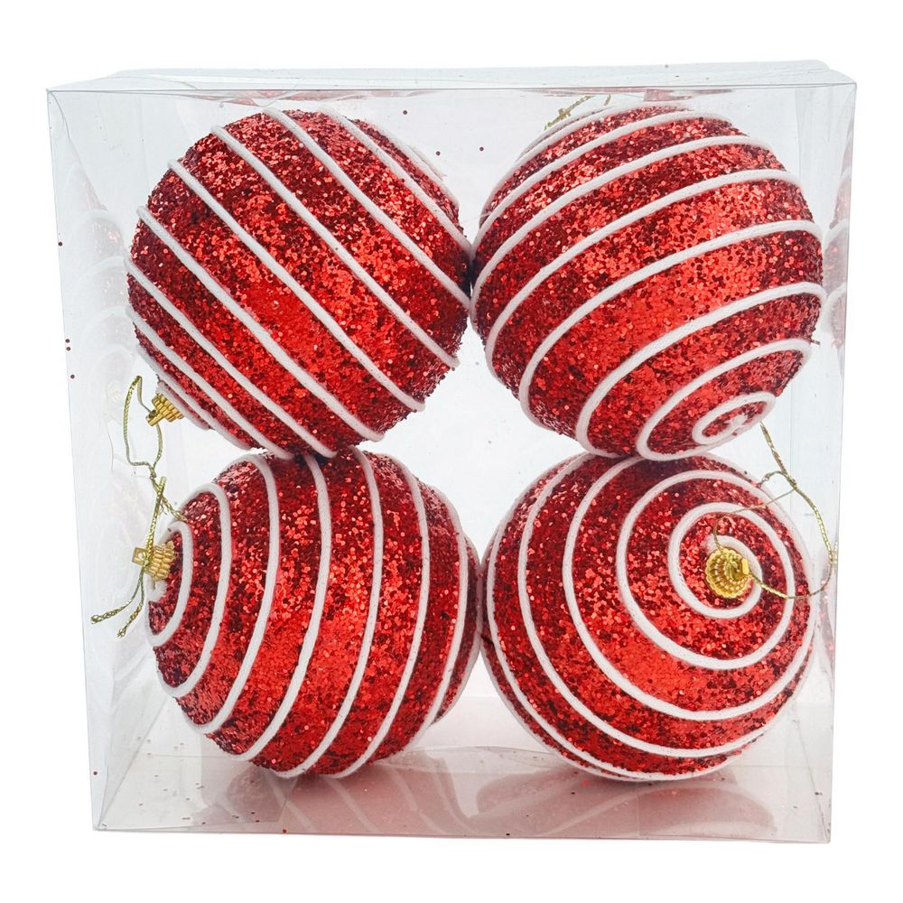Set bolas rojas y blancas x4 FINLANDEK 1301900870 img #1