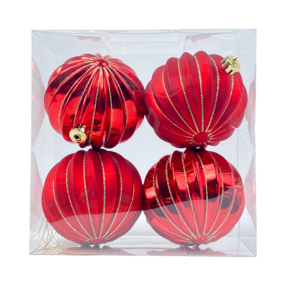 Set de bolas rojas x4 FINLANDEK 1300500185 img #1