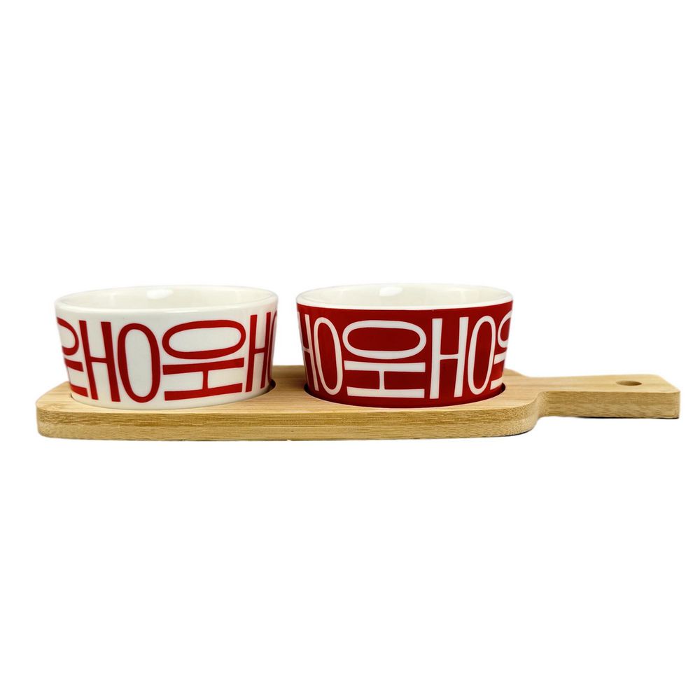 Set tazones hohoho con bandeja x2 FINLANDEK 1802000089 img #1