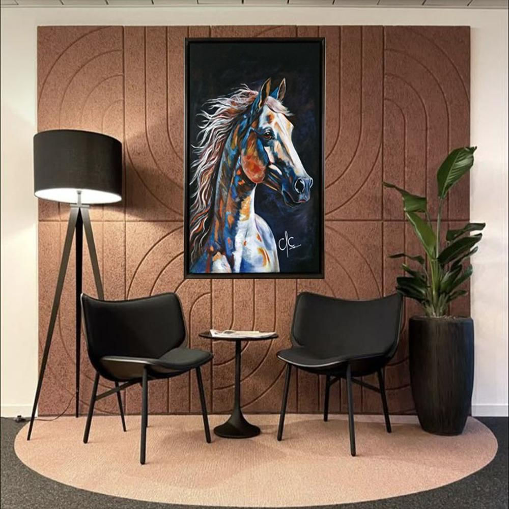 Caballo Colorido Cuadro Decorativo Hogar img #2