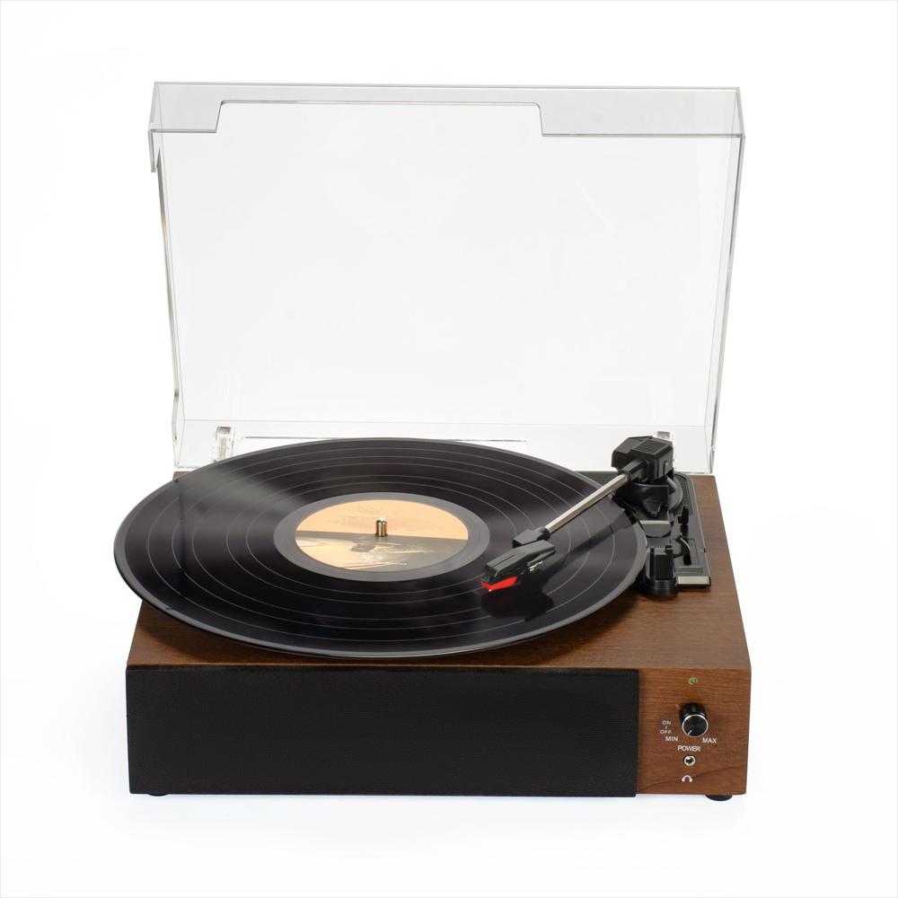 Tocadiscos Core Innovations Bluetooth 3 Velocidades Con Parlantes img #1