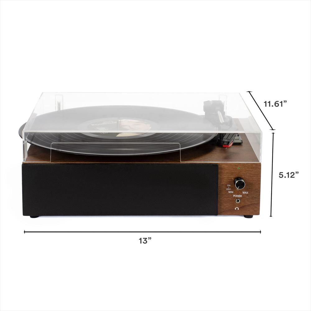 Tocadiscos Core Innovations Bluetooth 3 Velocidades Con Parlantes img #4
