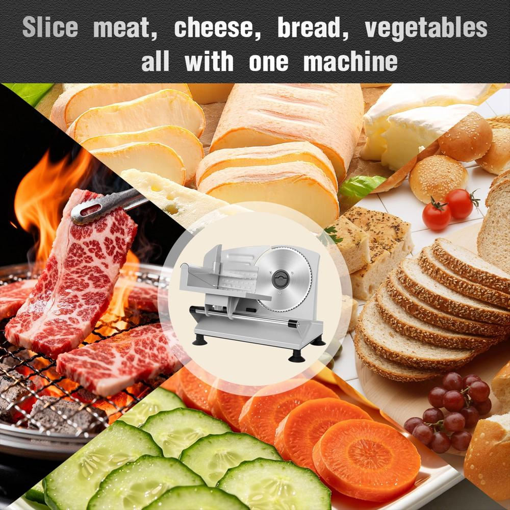 Cortadora De Alimentos Cuocco Pro 150W Con 2 Cuchillas img #3