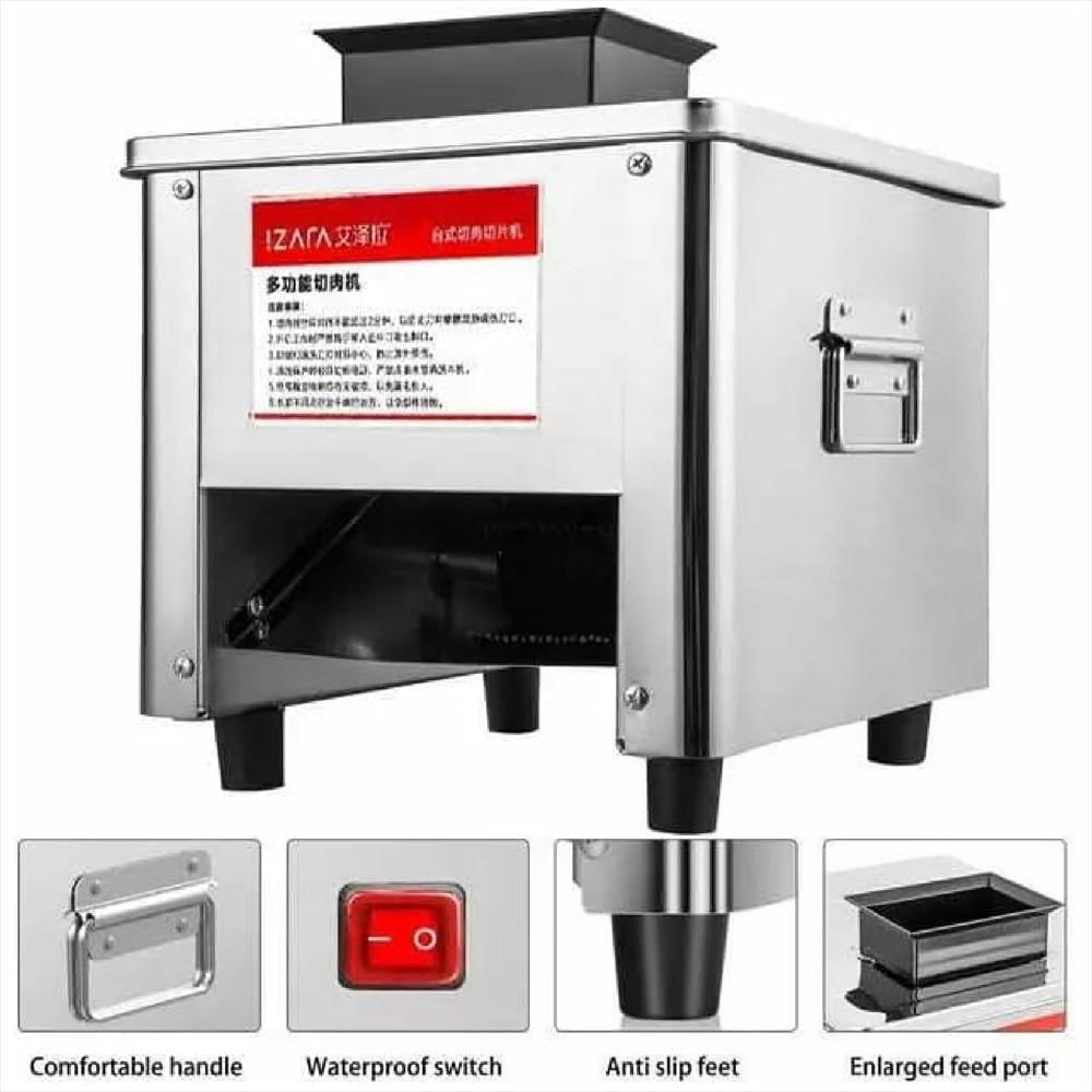 Cortadora Automática De Alimentos Eurhowing 850W Con Cuchilla De 2.5 Mm img #3