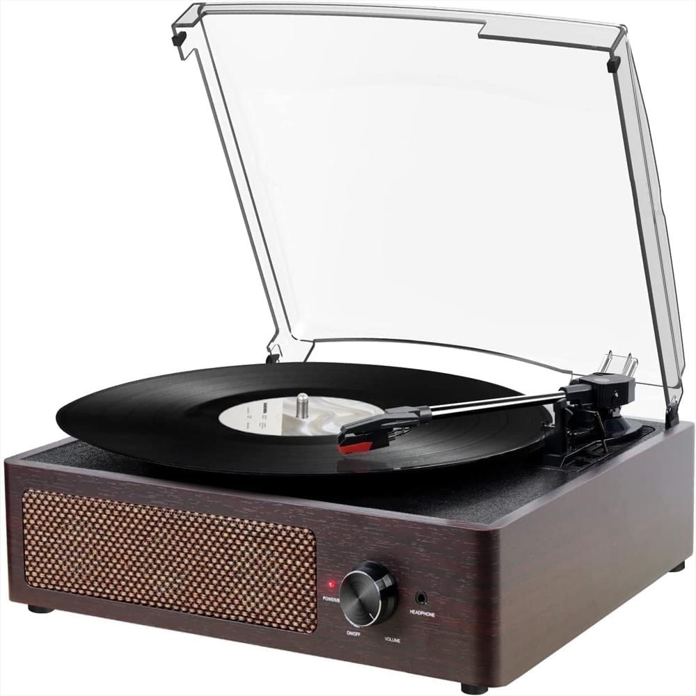 Tocadiscos Caymuller Bluetooth 3 Velocidades Con Parlantes Integrados img #1