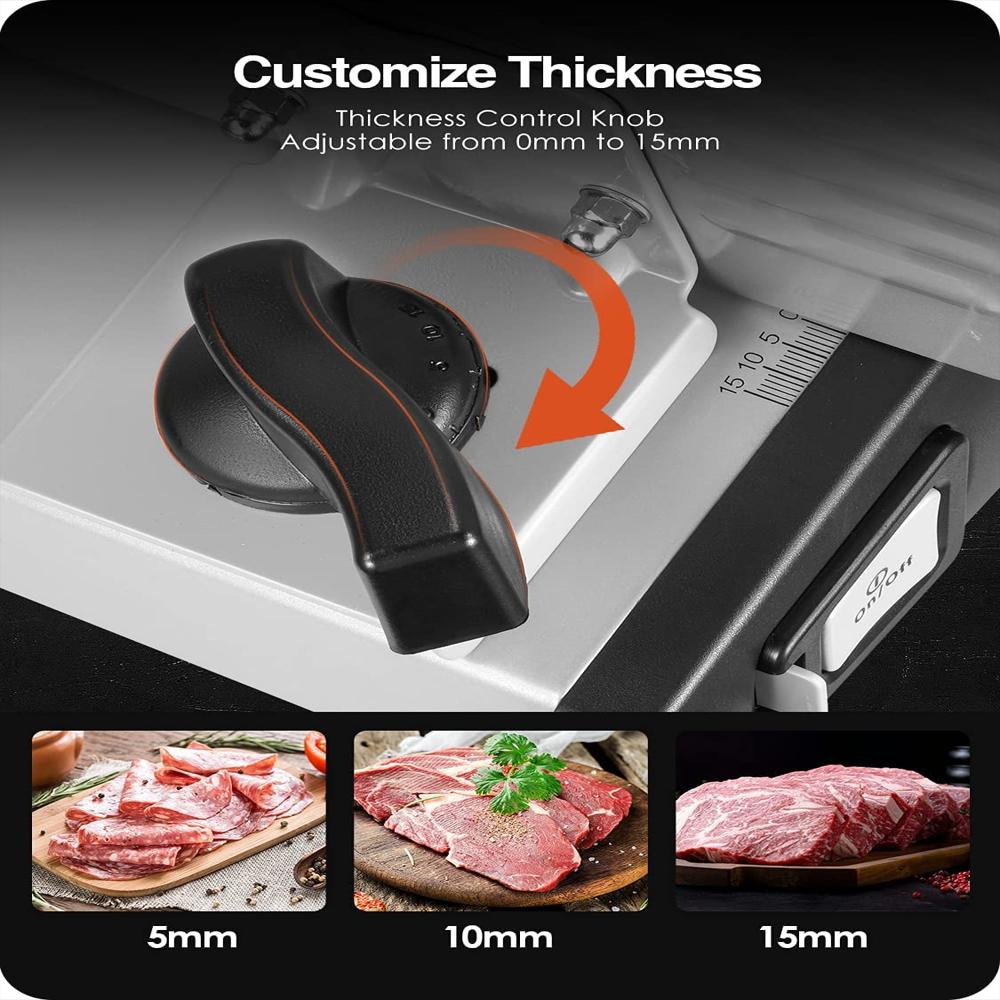 Cortadora De Alimentos Ostba 150W Con Cuchilla De 7.5 Pulgadas img #2