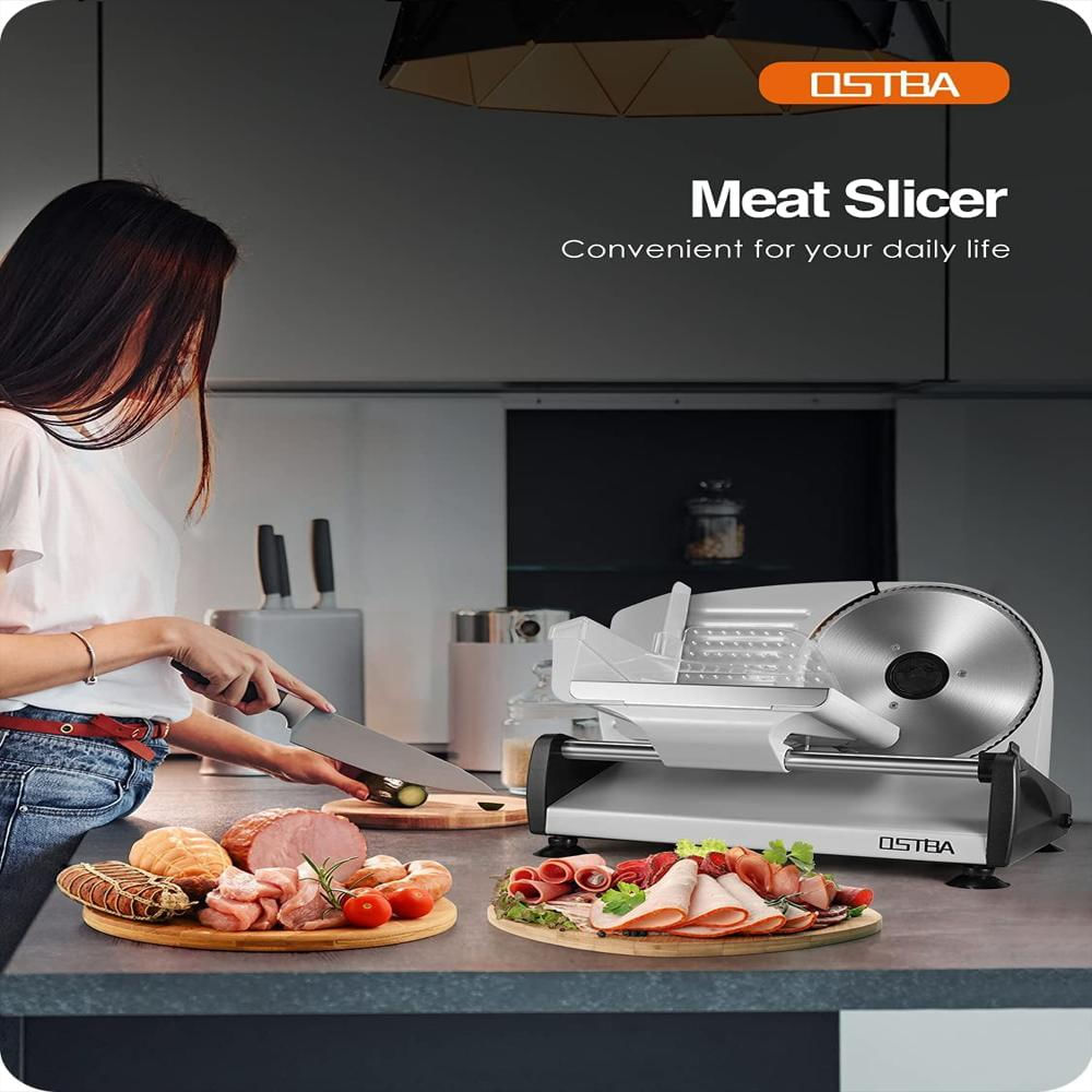 Cortadora De Alimentos Ostba 150W Con Cuchilla De 7.5 Pulgadas img #3