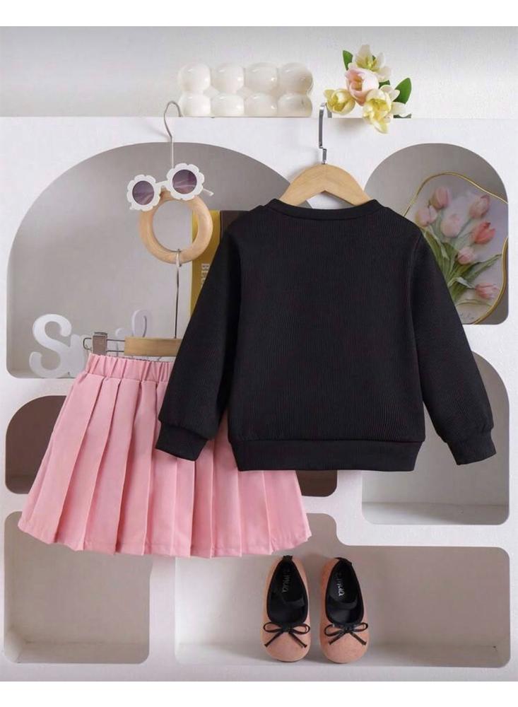 Conjunto Niña Buso Y Falda img #4