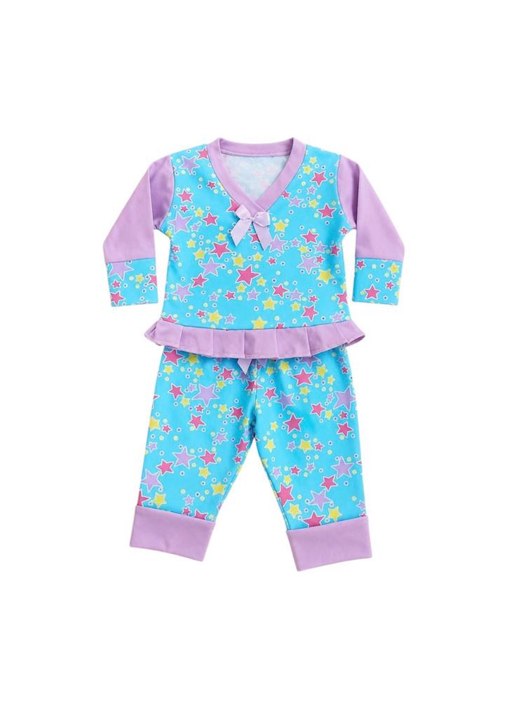 Pijama Niña Estrellas Colores 100 img #1