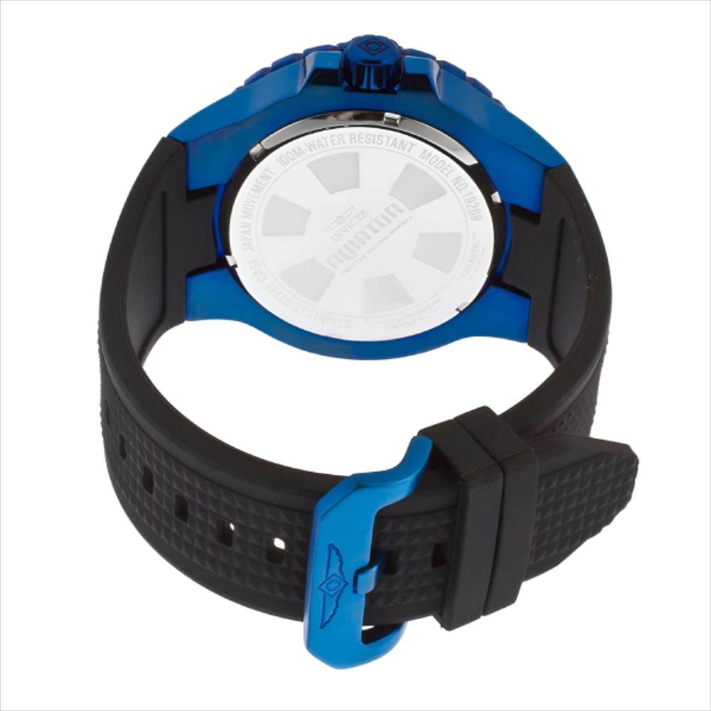 Reloj Invicta Aviator Hombre Negro Y Azul 52Mm img #2
