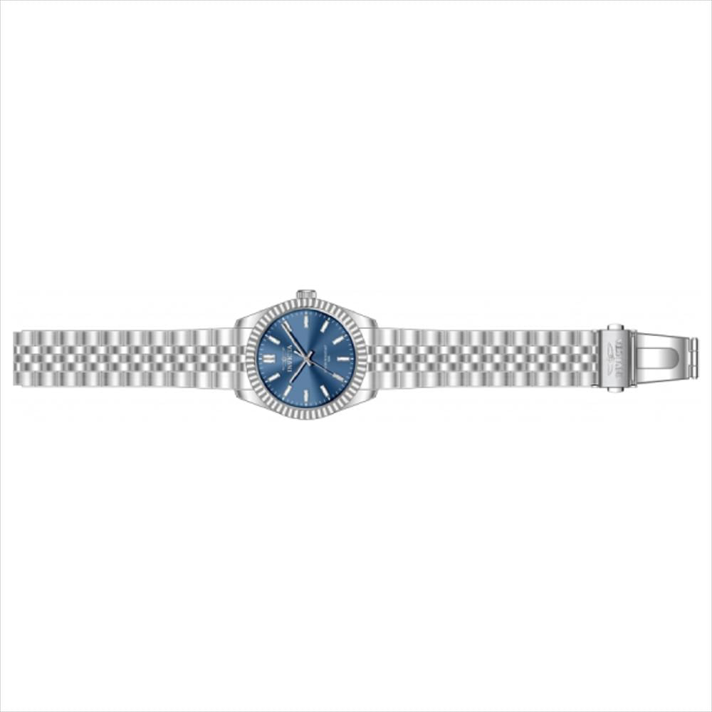 Reloj Invicta Acero Inoxidable Plateado Bisel Azul img #3