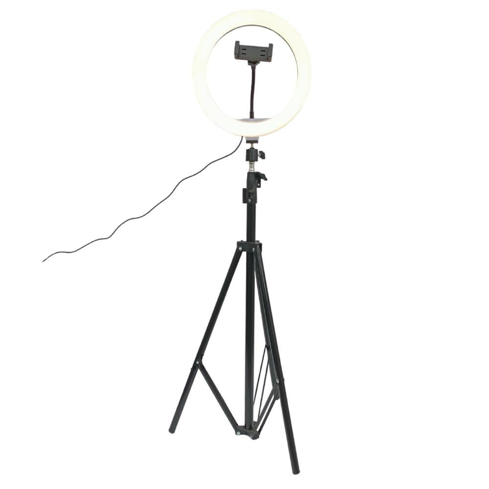 Aro Luz Led 26Cm Tripode Ajustable 3 Tonos Para Streaming Contenido Hd img #5