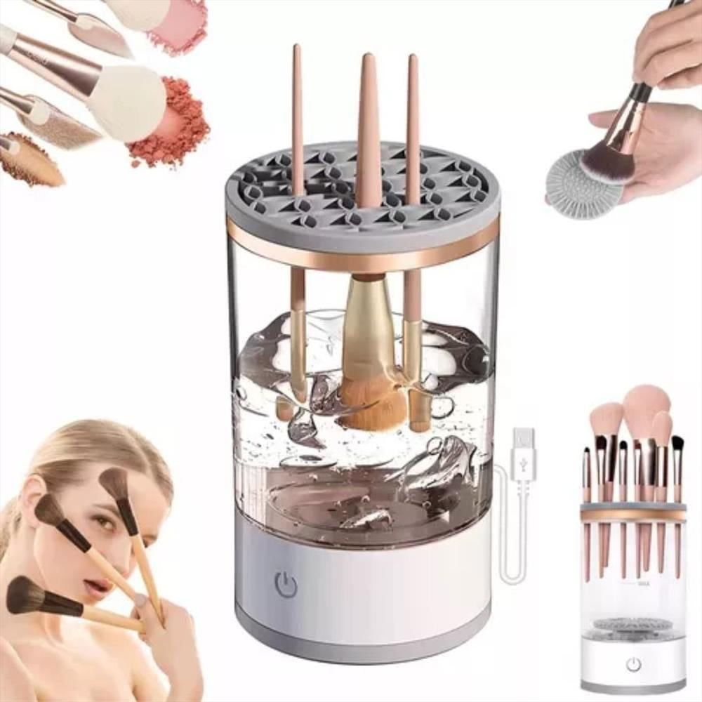 Lavadora Y Organizadora Automatica De Brochas De Maquillaje Con Entrada Usb img #1