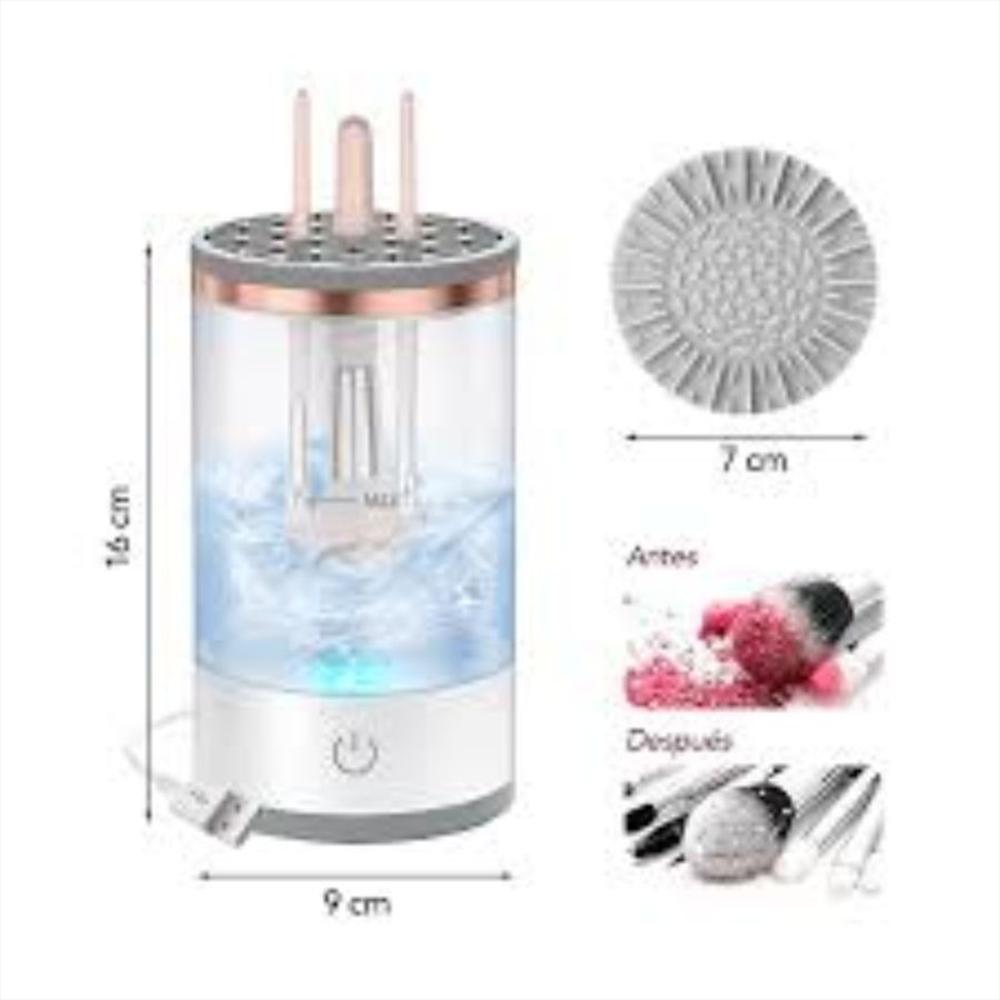 Lavadora Y Organizadora Automatica De Brochas De Maquillaje Con Entrada Usb img #2