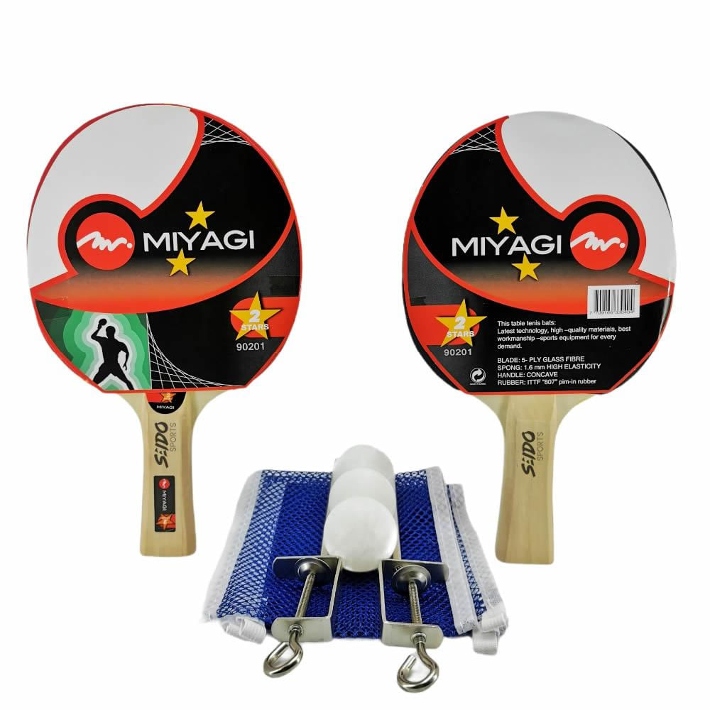Kit Ping Pong Tenis Mesa Set Raquetas Pelotas Malla img #1