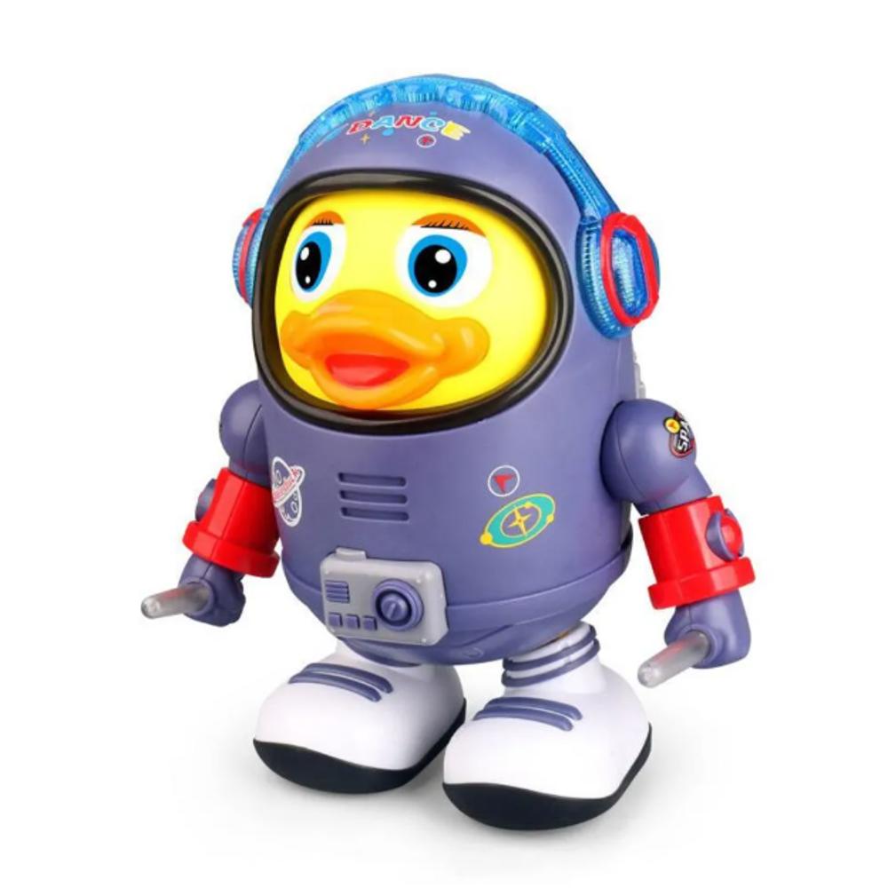 Pato Astronauta Espacial Musical Baile Danza Baterias img #1