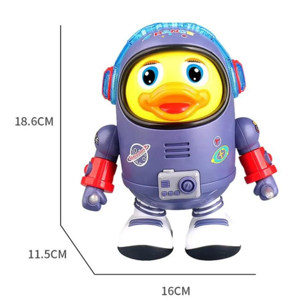 Pato Astronauta Espacial Musical Baile Danza Baterias img #4