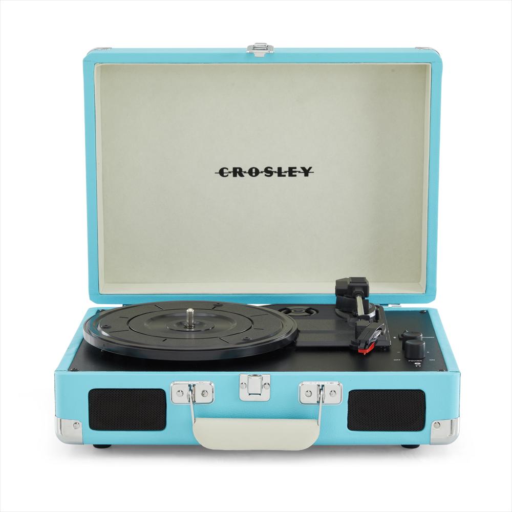 Tocadiscos Crosley Cruiser Plus Bluetooth Con Parlantes Integrados Turquesa img #1