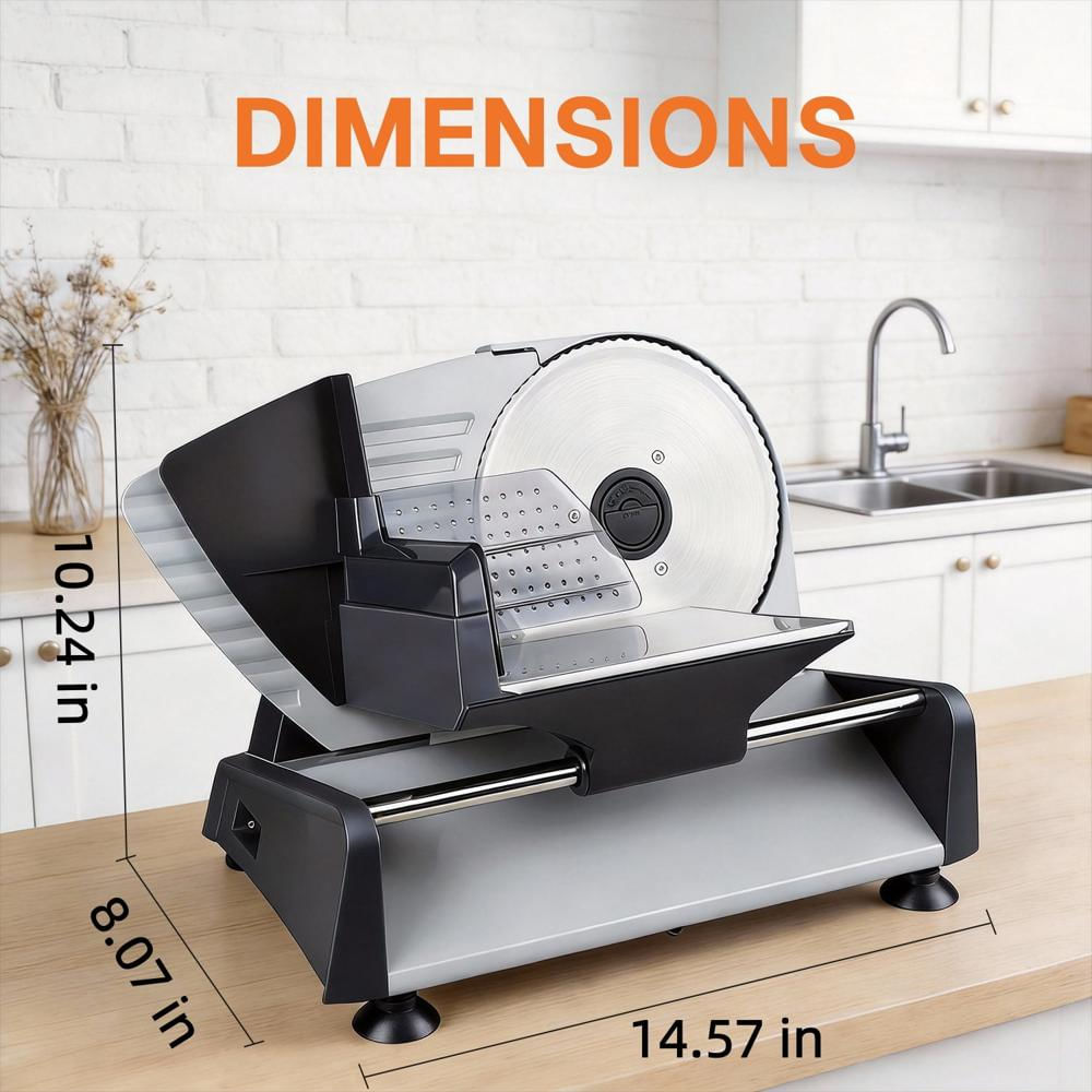 Cortadora De Alimentos Behome 200W Con Cuchilla Removible De 7.5 Pulgadas img #4