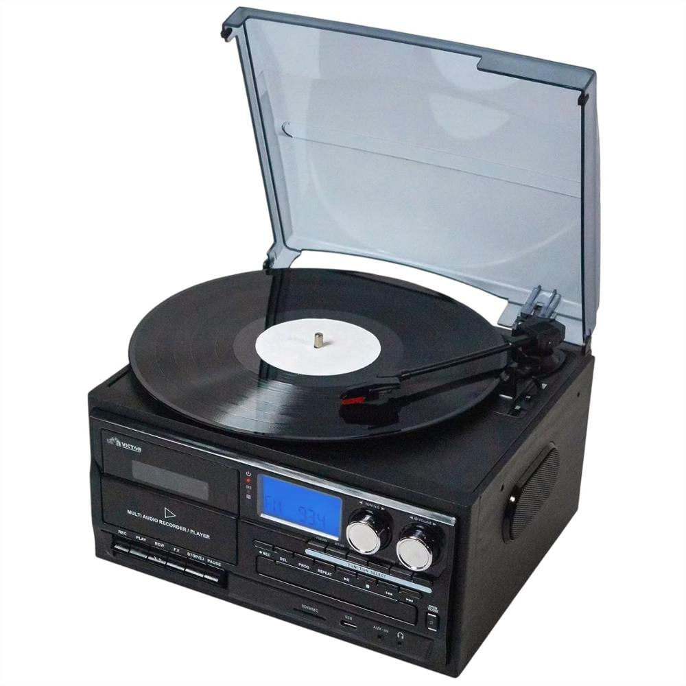 Centro Musical Tocadiscos Victor Vwrp 4200 Cosmopolitan 8 En 1 Bluetooth Cd Cassette img #1
