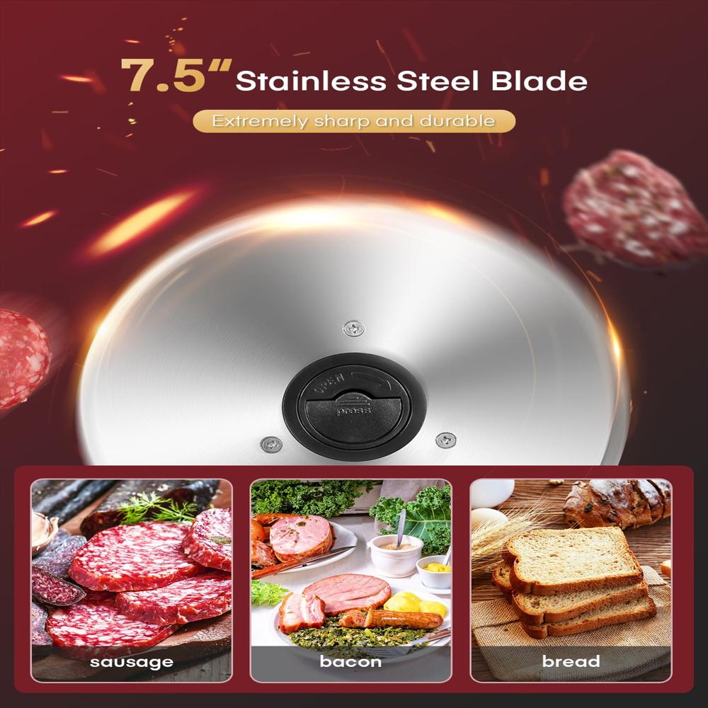 Cortadora De Alimentos 200W Con 2 Cuchillas De 7.5 Pulgadas img #2