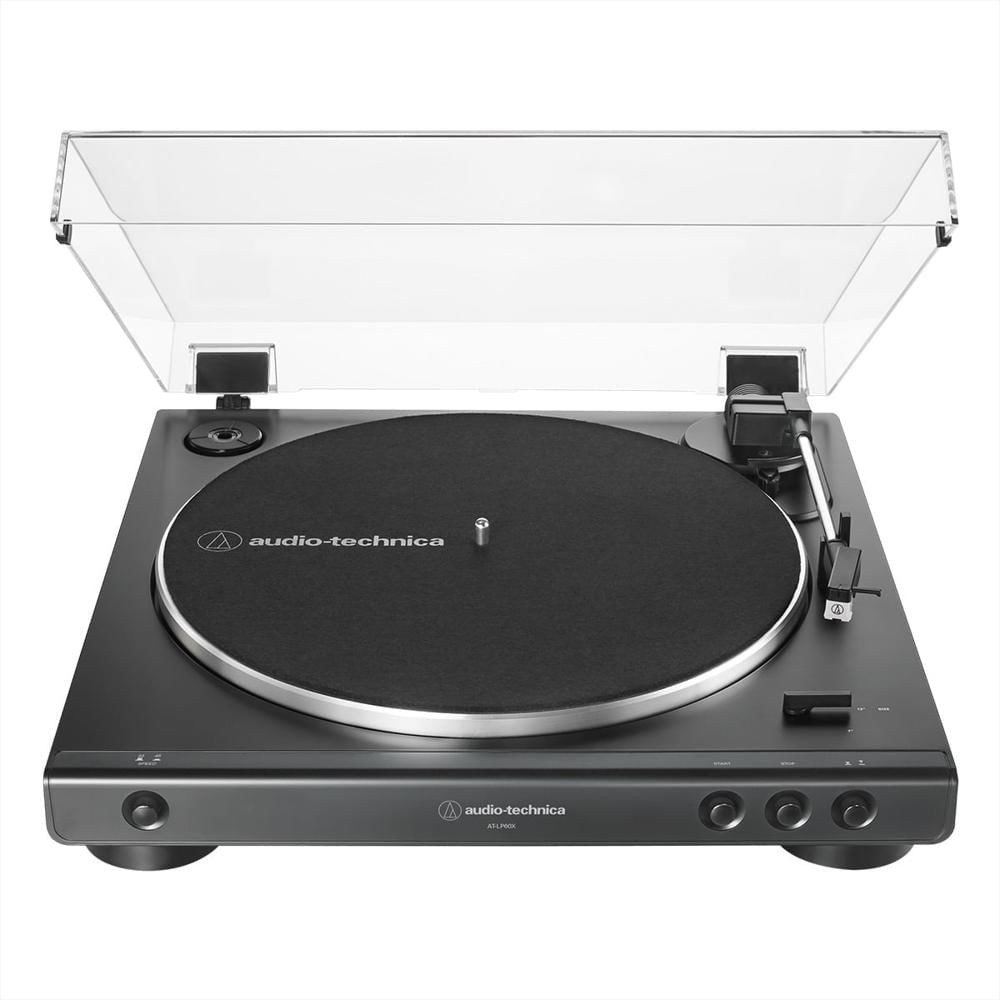 Tocadiscos Audio Technica At Lp60x Automático De Correa Estéreo Negro img #1