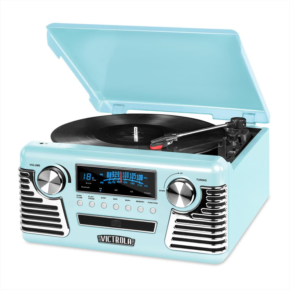 Tocadiscos Victrola Con Bluetooth Y 3 Velocidades Diseño Retro img #1