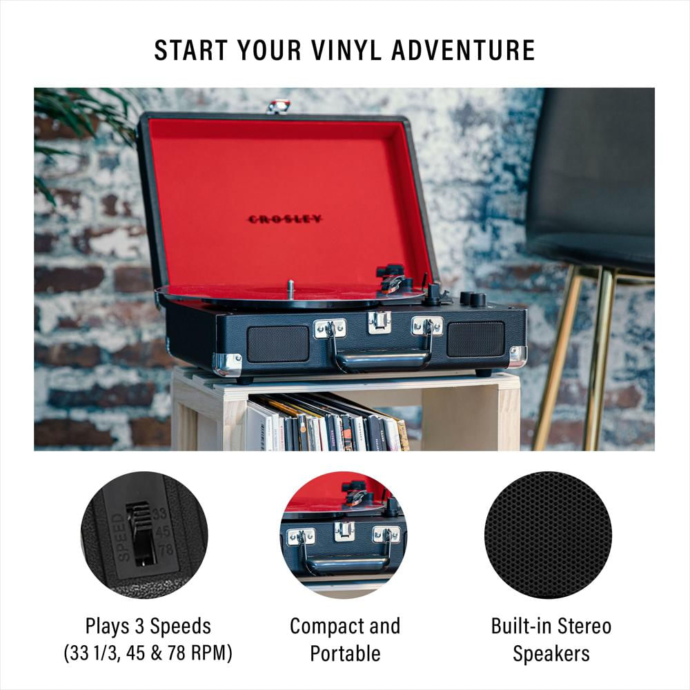 Tocadiscos Crosley Cruiser Premier Bluetooth Con Parlantes Integrados img #2