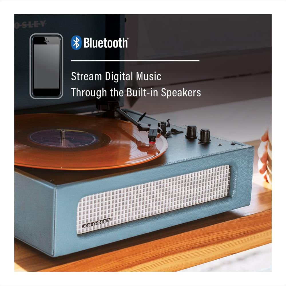 Tocadiscos Crosley Voyager Bluetooth Con Parlantes Integrados img #5