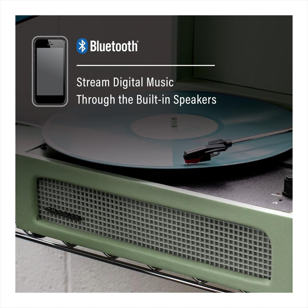 Tocadiscos Crosley Voyager Bluetooth Con Parlantes Integrados img #5