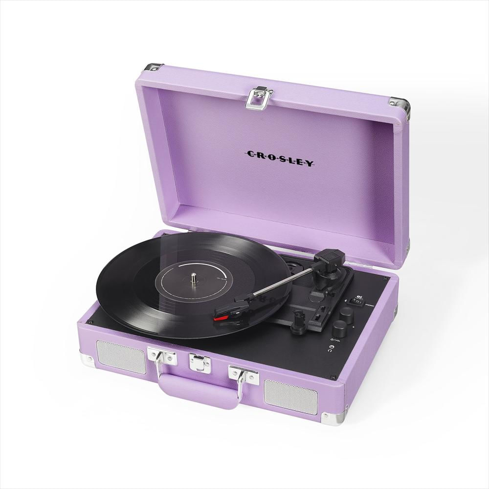 Tocadiscos Crosley Cruiser Plus Bluetooth Con Parlantes Integrados Lavanda img #1