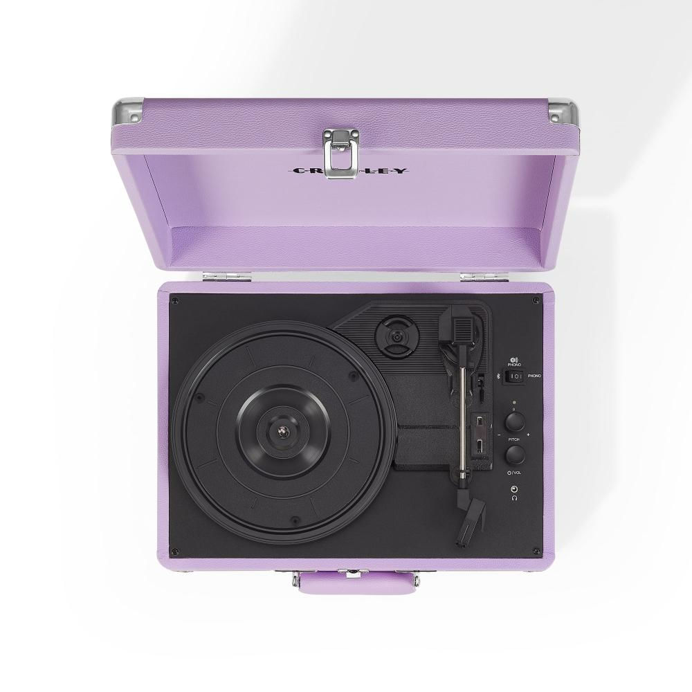 Tocadiscos Crosley Cruiser Plus Bluetooth Con Parlantes Integrados Lavanda img #4