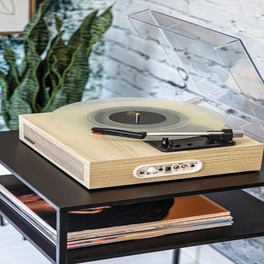 Tocadiscos Crosley Scout Bluetooth Con Parlantes Integrados Natural img #4