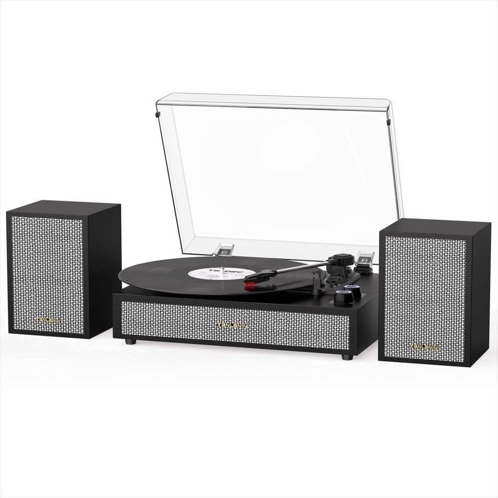 Tocadiscos Tanlanin Bluetooth 3 Velocidades Con Parlantes Externos img #1