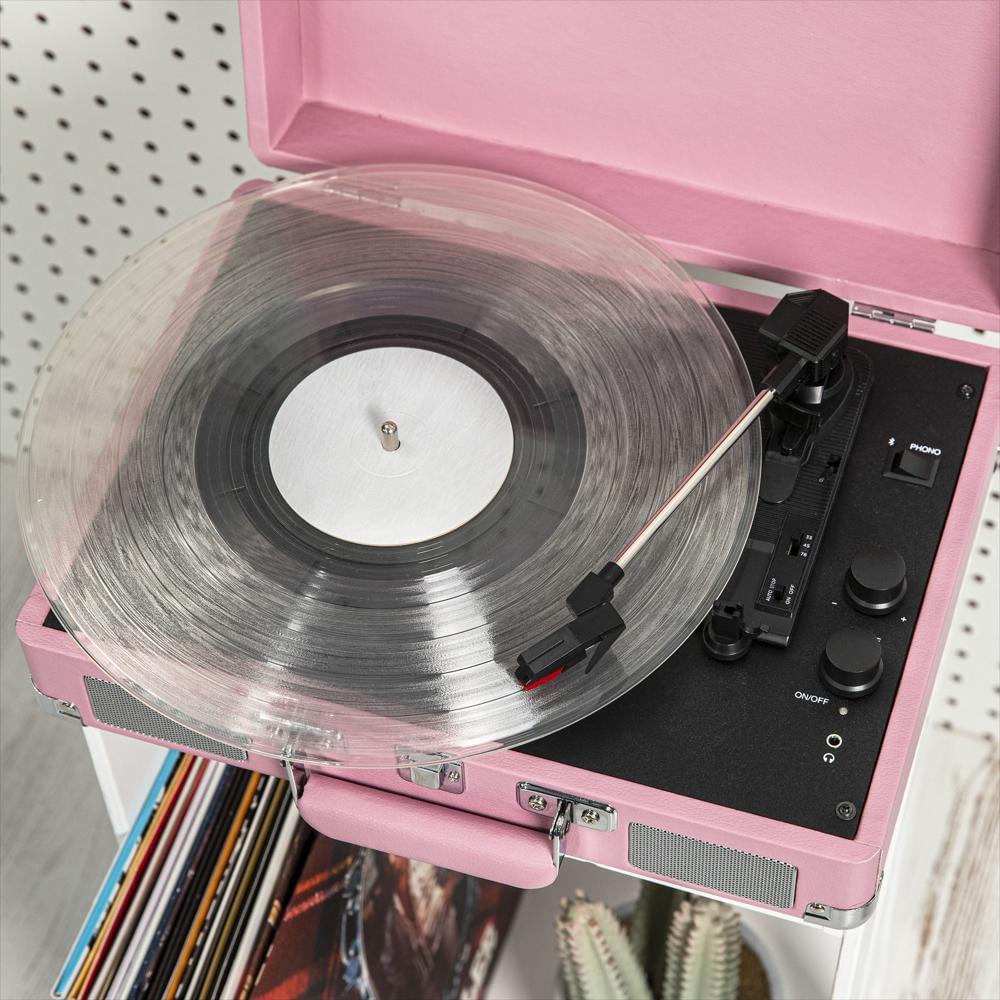 Tocadiscos Crosley Cruiser Deluxe Bluetooth Con Parlantes Integrados img #2