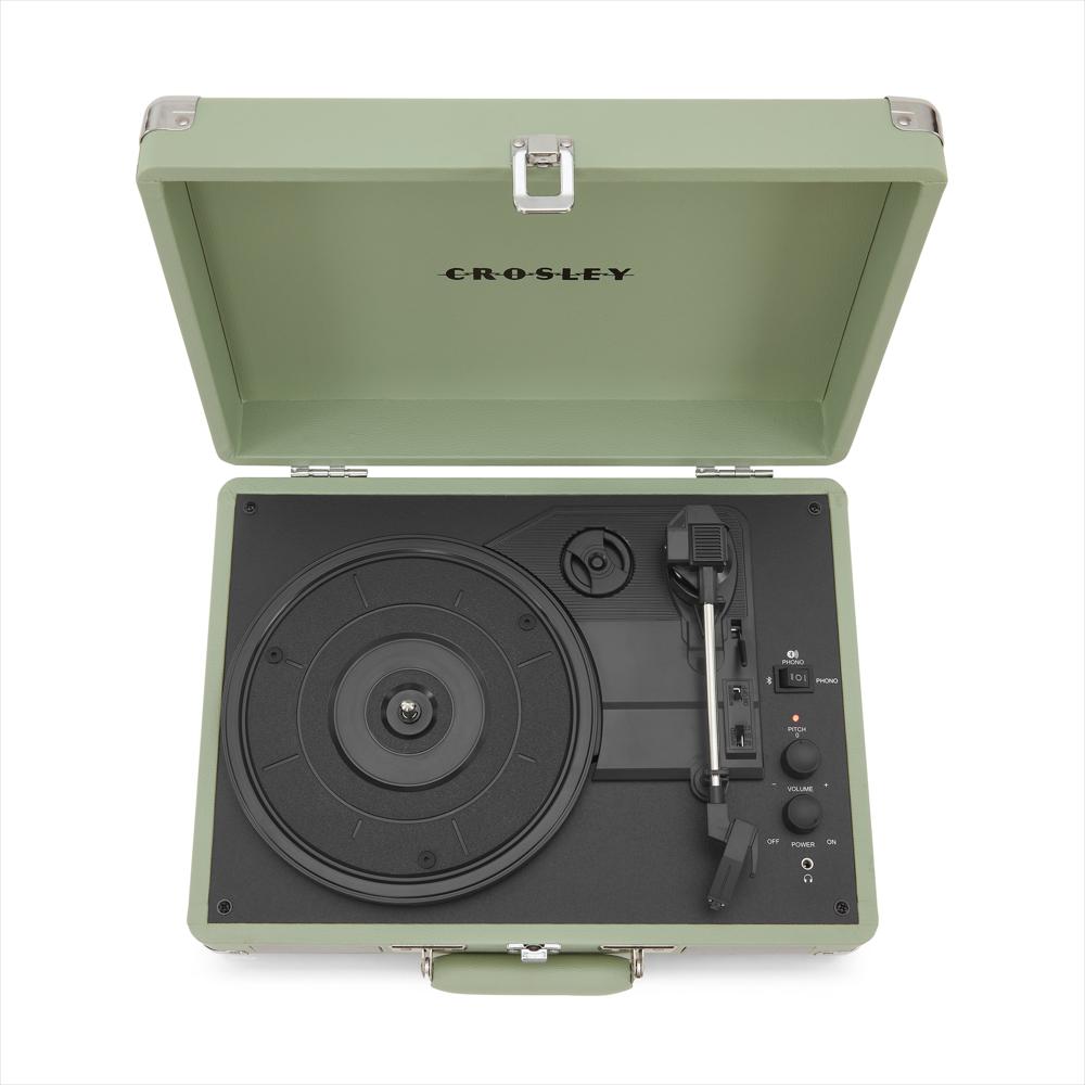 Tocadiscos Crosley Cruiser Premier Bluetooth Con Parlantes Integrados Menta img #5