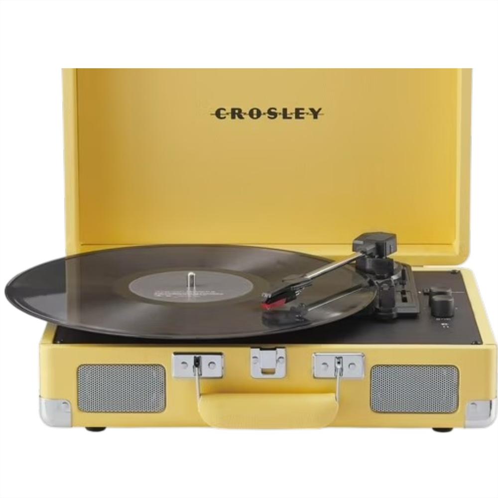 Tocadiscos Crosley Cruiser Plus Bluetooth Con Parlantes Integrados Amarillo img #1