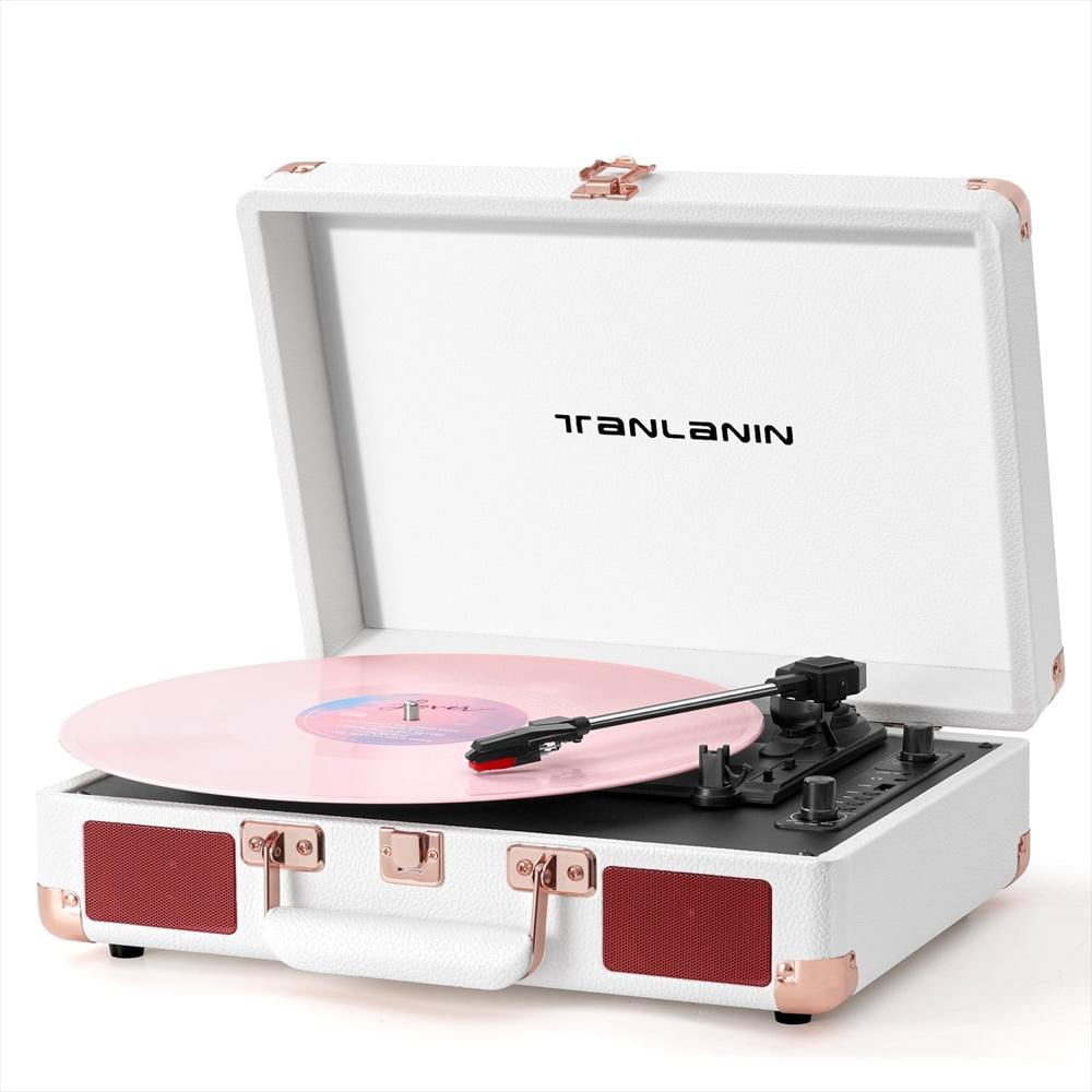 Tocadiscos Tanlanin Bluetooth 3 Velocidades Con Parlantes Integrados Usb img #1