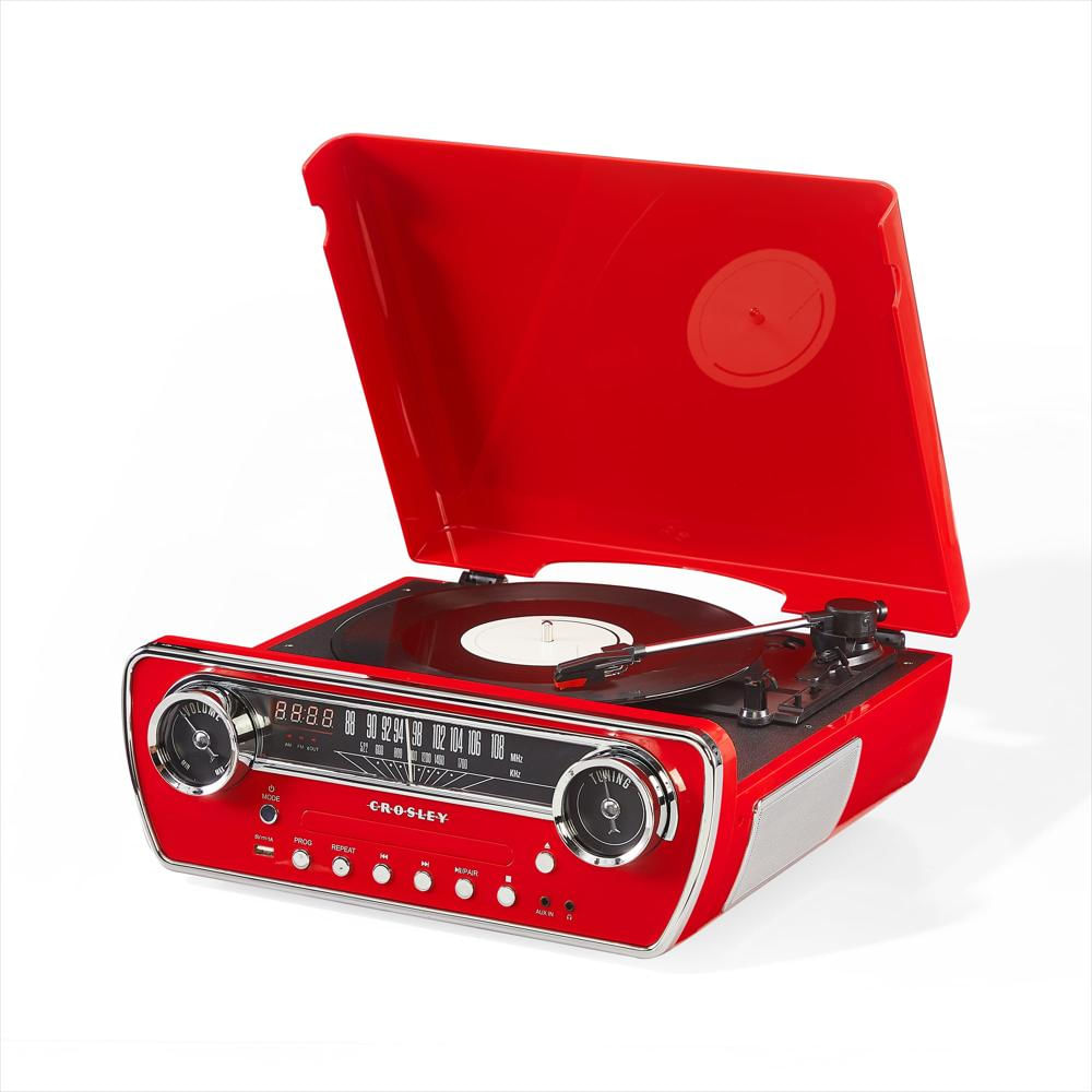 Centro Musical Tocadiscos Crosley Powel 7 En 1 Bluetooth Cd Radio Am/Fm img #1