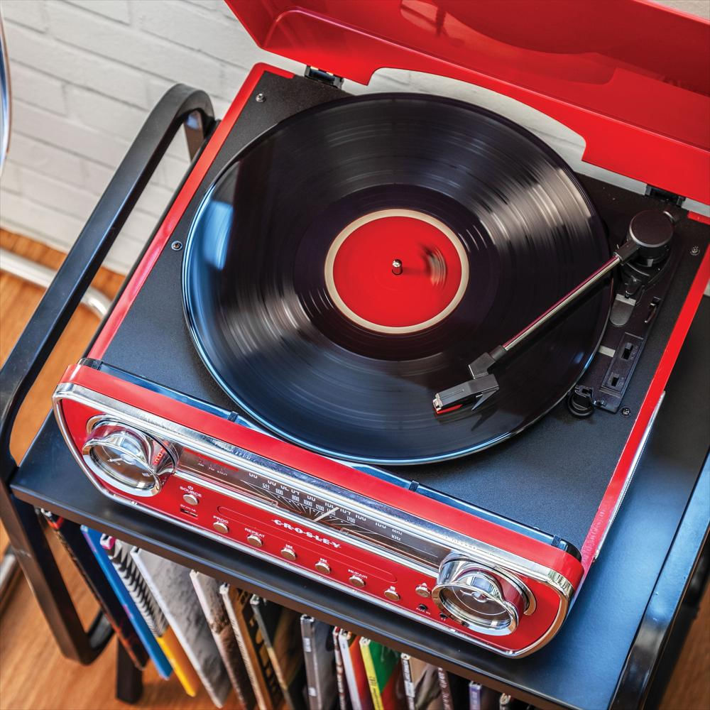 Centro Musical Tocadiscos Crosley Powel 7 En 1 Bluetooth Cd Radio Am/Fm img #3
