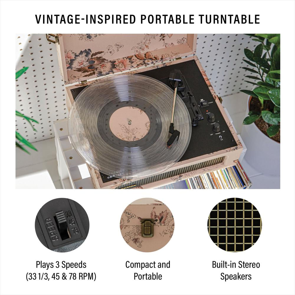 Tocadiscos Crosley Voyager Bluetooth Con Parlantes Integrados img #3
