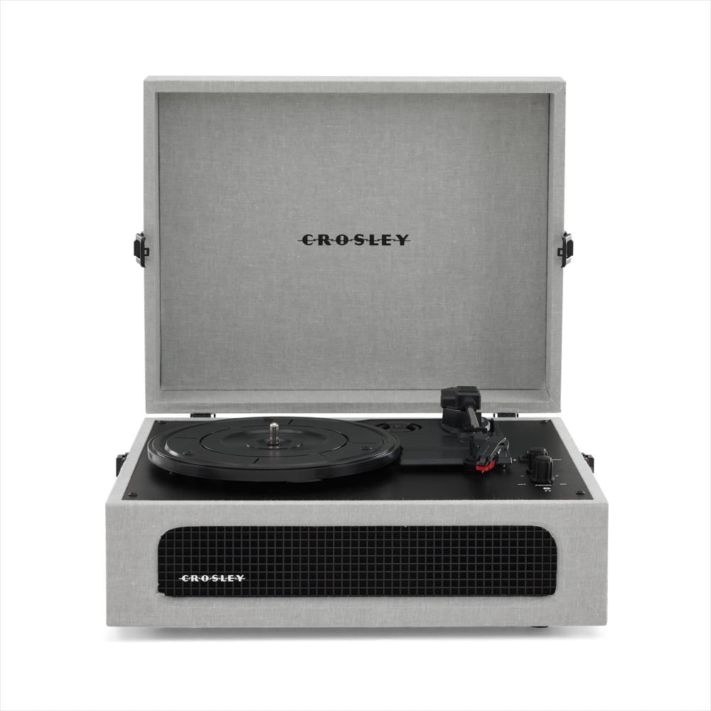 Tocadiscos Crosley Voyager Bluetooth Con Parlantes Integrados Gris img #1