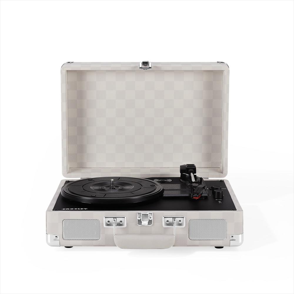 Tocadiscos Crosley Cruiser Plus Bluetooth Con Parlantes Integrados Blanco img #1